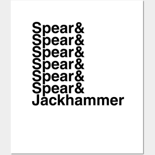 Spear & Jackhammer list Posters and Art